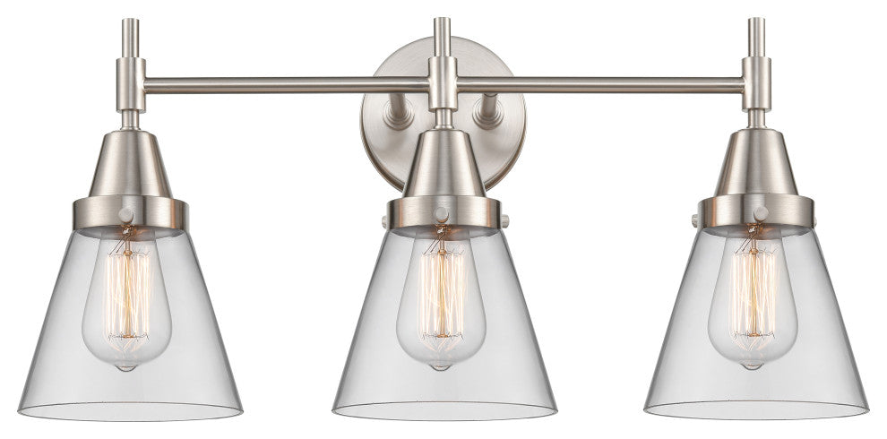 INNOVATIONS LIGHTING 447-3W-SN-G62-LED Caden 3 Light 26 inch Bath Vanity Light