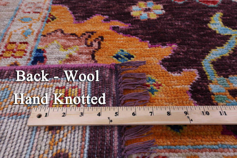9' 1" X 11' 11" Turkish Oushak Handmade Rug - Q14852
