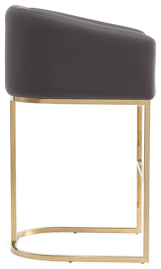 Manhattan Comfort Louvre Counter Stool, Set of 2