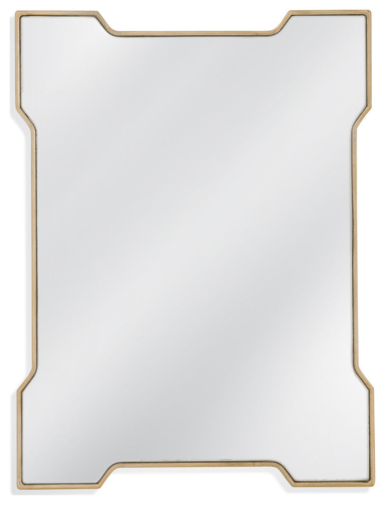 Trident Wall Mirror - Gold