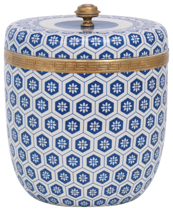 Kenilworth Blue Round Box