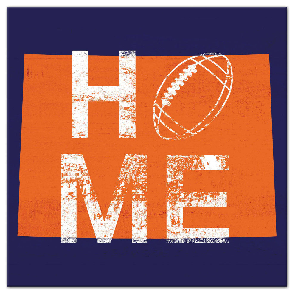 Colorado Football State Pride 16x16 Canvas Wall Art