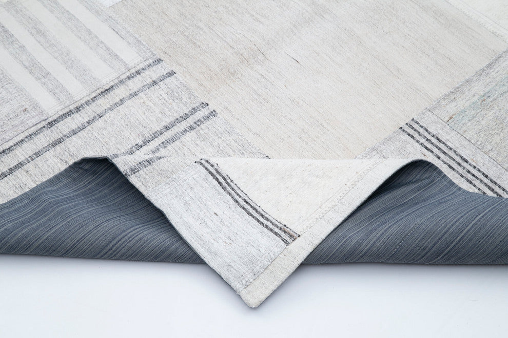 Rug N Carpet - Handmade Anatolian 6' 9'' x 10' 1'' Unique Patchwork Kilim Rug