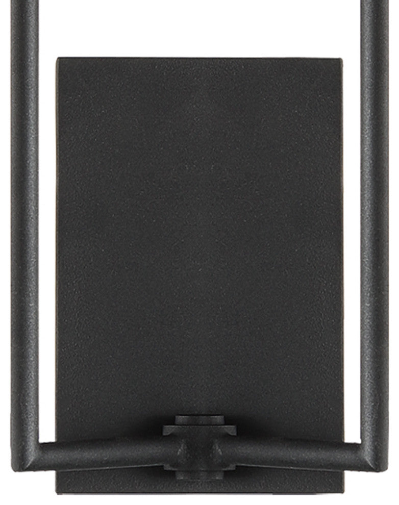 Crystorama Lena 2-Light Sconce, Black Forged