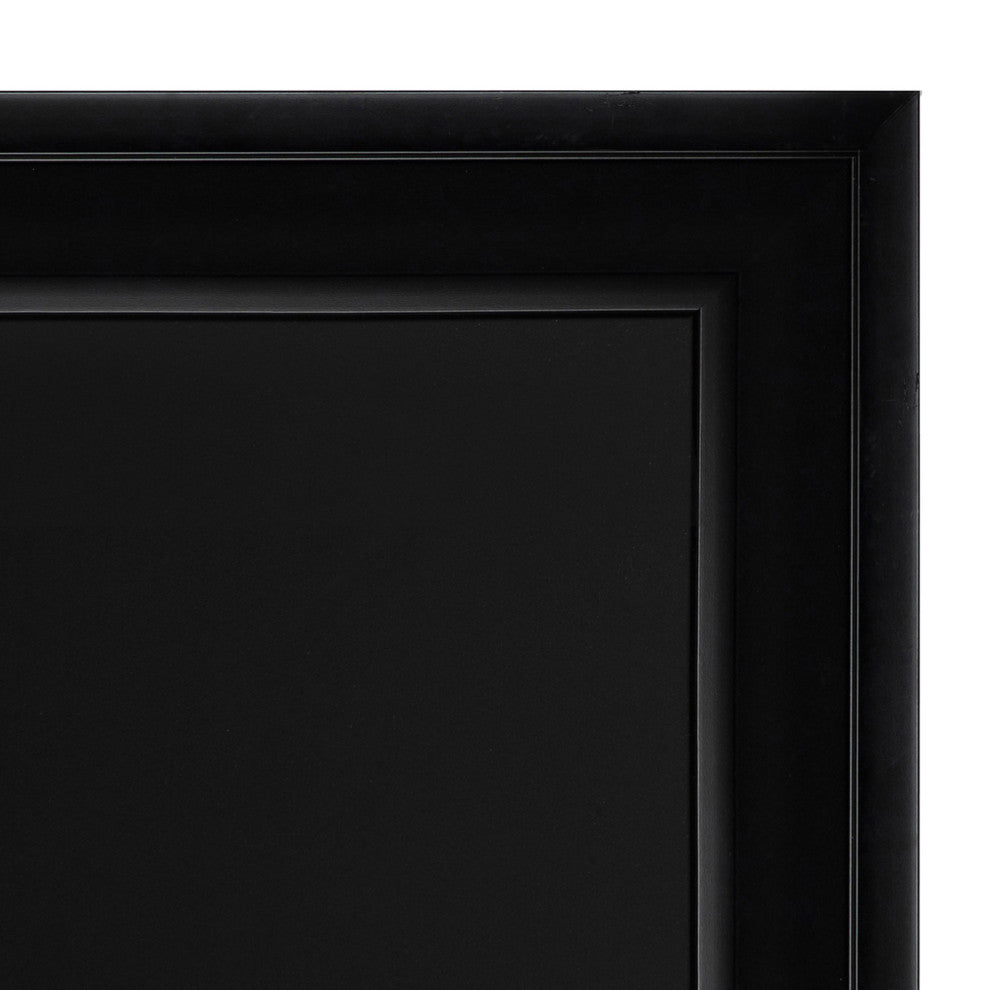 Bosc Framed Magnetic Chalkboard, Black 31.5x31.5