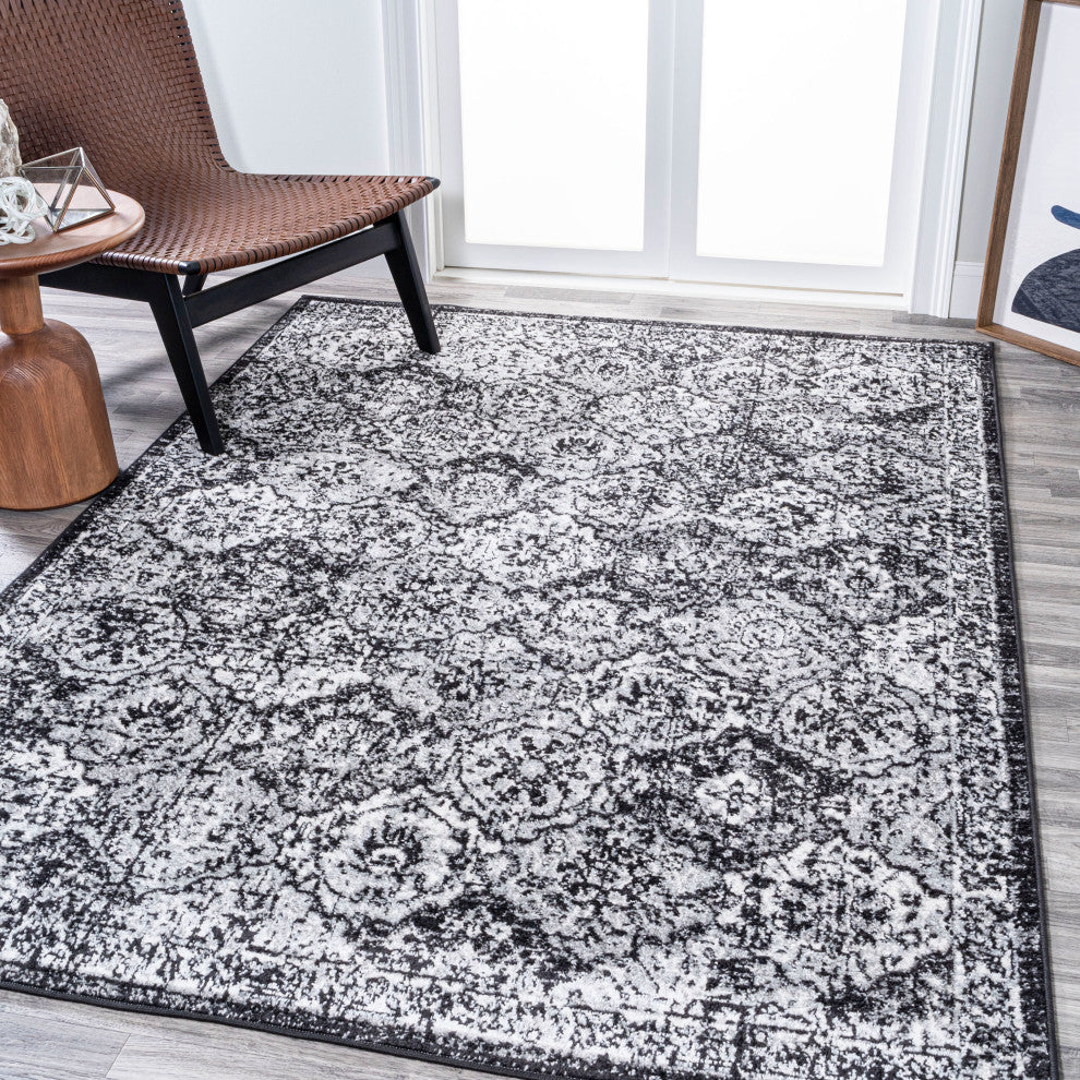 Modern Persian Boho Vintage Trellis 2 ft. x 8 ft. Runner Rug, 4 X 6