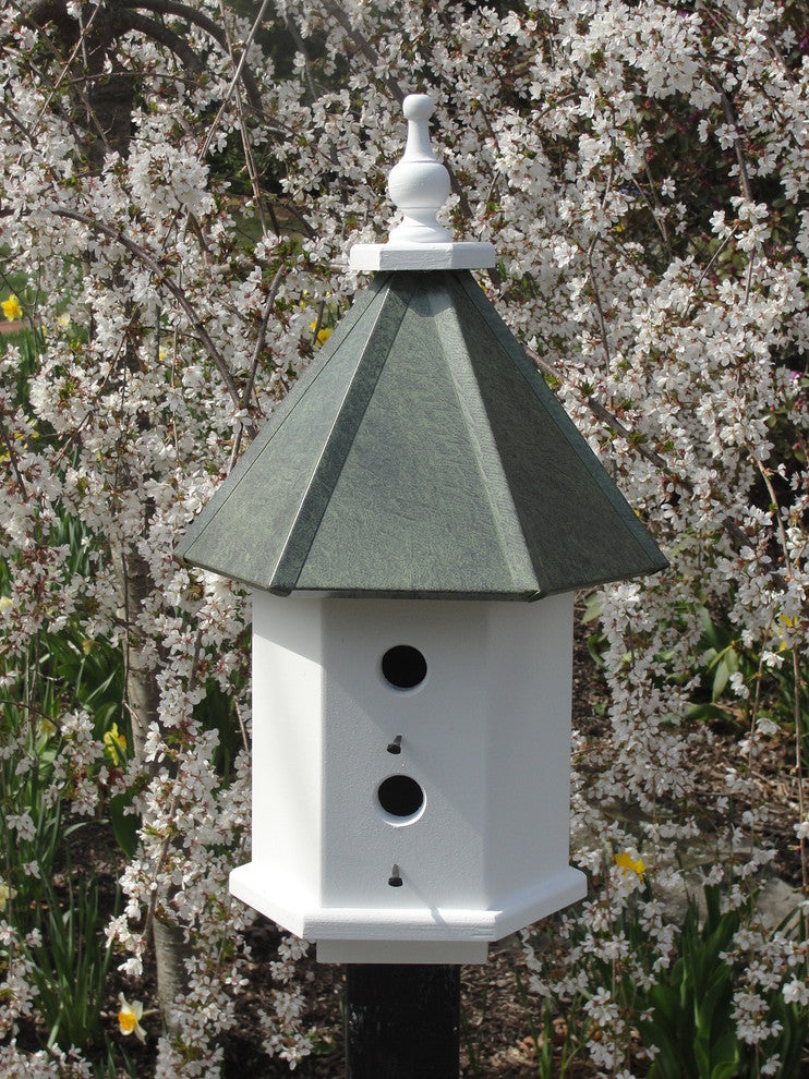 Estate Birdhouse, Faux Patina Aluminum