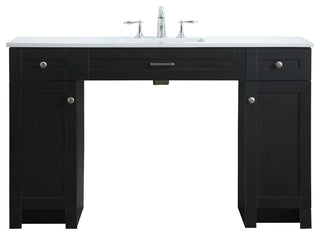 54" ADA Compliant Bathroom Vanity, Black