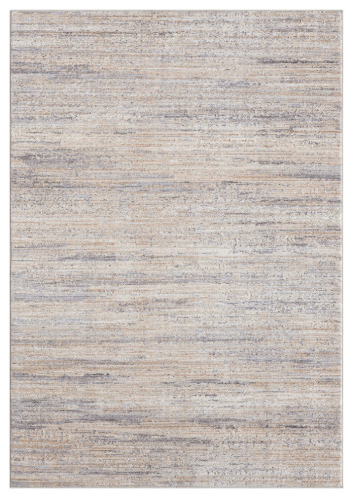 8' X 10' Gray Floral Area Rug