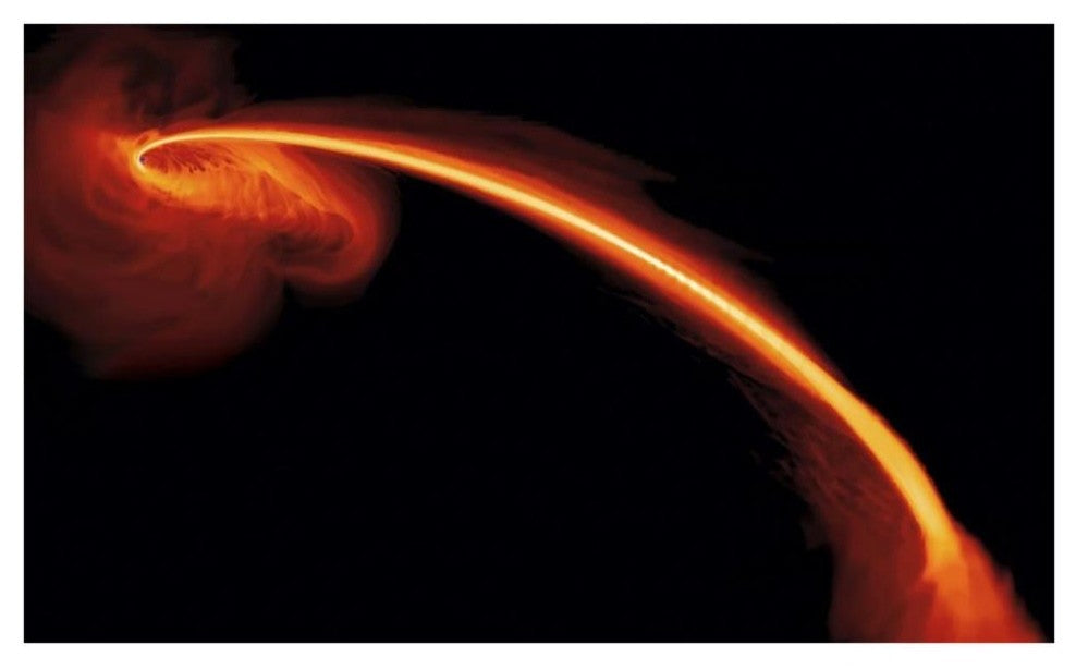 "Black Hole Caught Red-handed in a Stellar Homicide" Print by NASA, 38"x24"