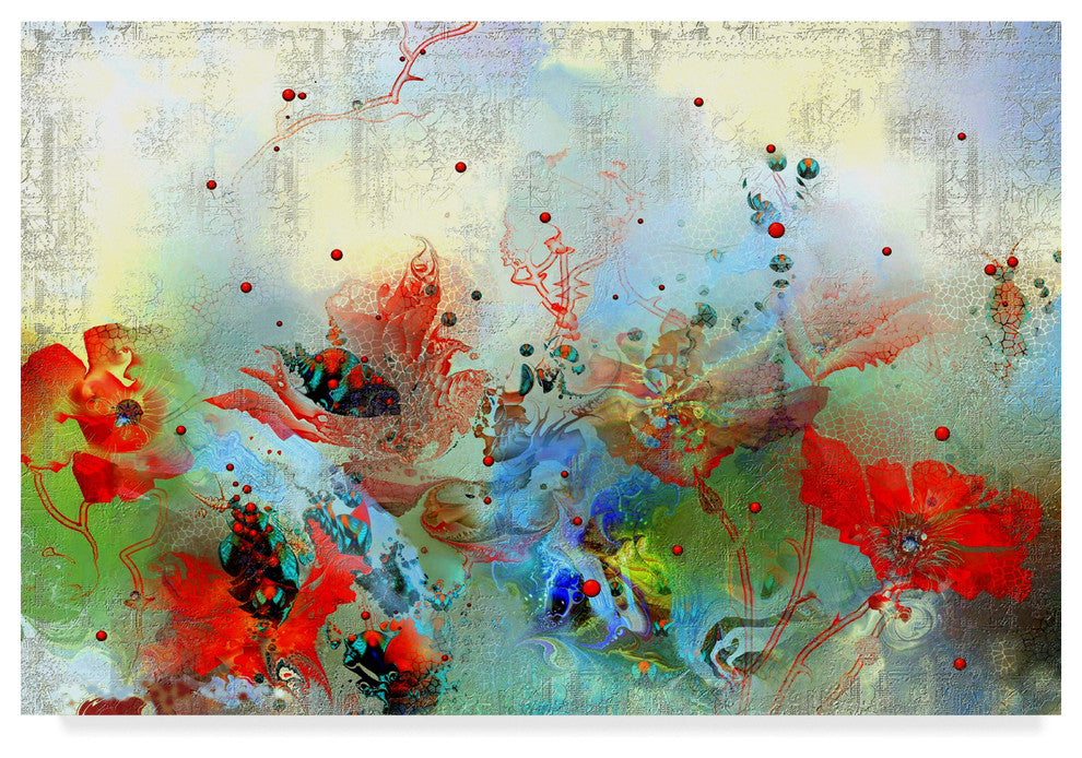 "Poppy 1" by RUNA, Canvas Art, 22"x32"