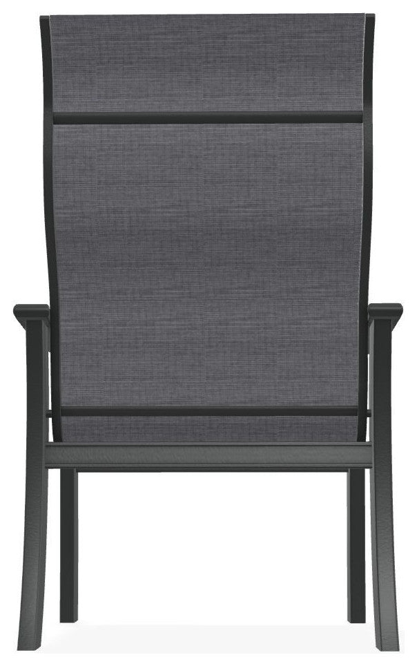 St. Catherine Sling Outdoor Armchair, Augustine Pewter/Graphite