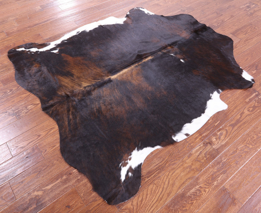 6' 3" X 5' 7" Natural Cowhide Rug C2340