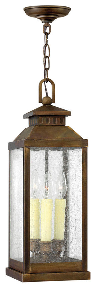 Hinkley Revere Large Hanging Lantern, Sienna