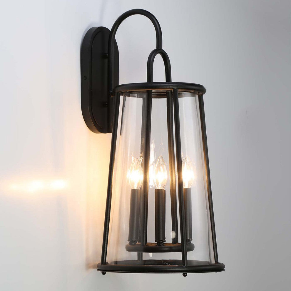 19" 4-Light Outdoor Wall Sconce