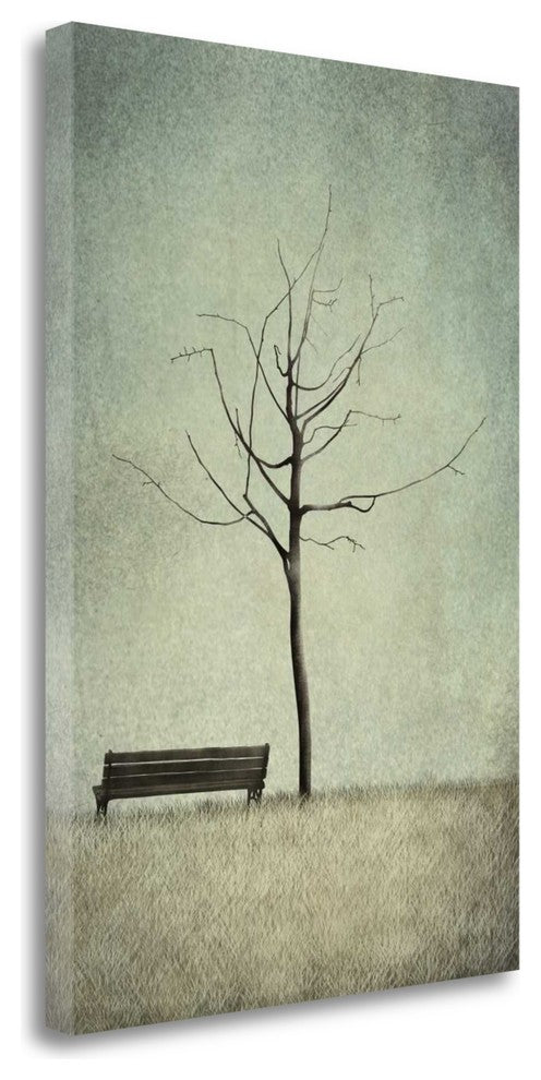 "The Cherry Tree - Winter" By Majali, Giclee Print on Gallery Wrap Canvas