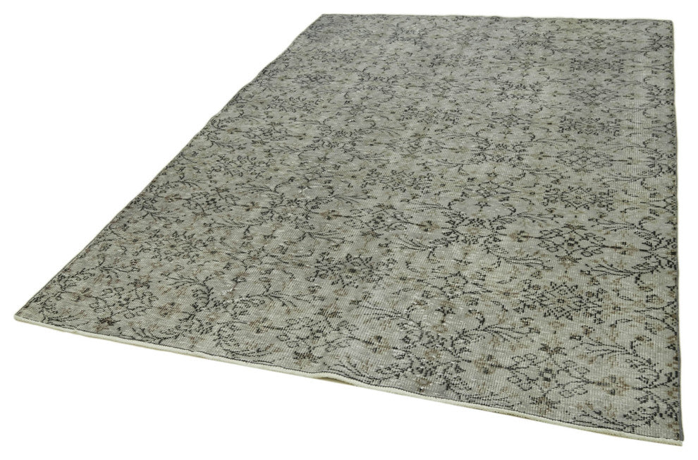 Rug N Carpet - Handmade Turkish 6' 4'' x 9' 2'' Wool Over-dyed Rug