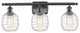 Innovations 516-3W-BK-G1013-LED 3-Light Bath Vanity Light, Matte Black