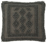 Safavieh Darvey Pillow Charcoal 20" X 20"