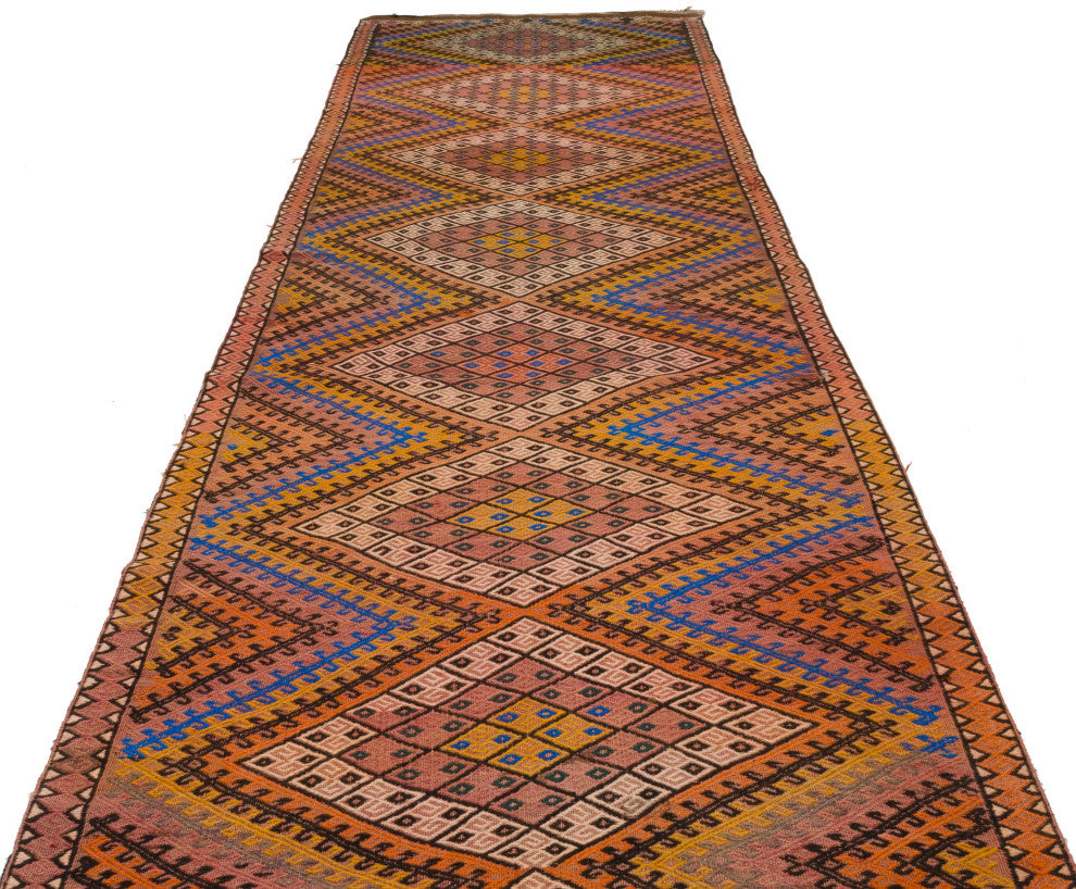 Vintage Anatolian Jijim Runner 3' 9" x 13' 4", 45 in. x 160 in.