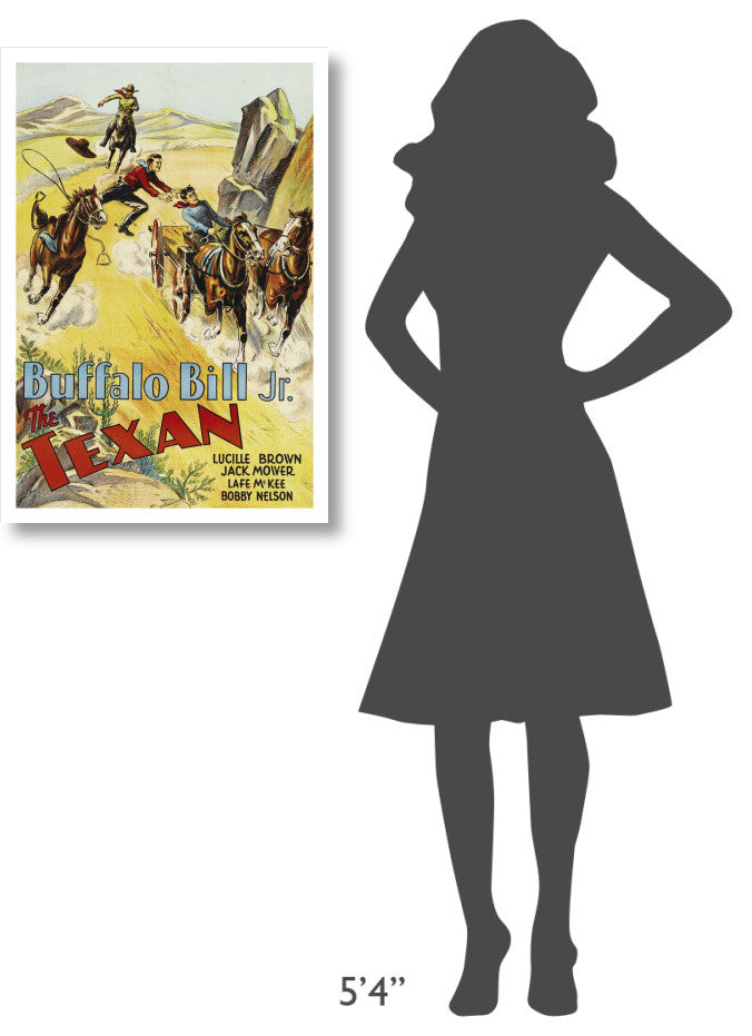 "Vintage Westerns: Texan" Digital Paper Print, 22"x32"