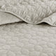 Madison Park Harper 3 Piece Velvet Quilt Set, Ivory