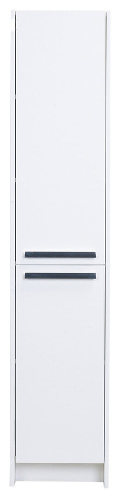 Eviva Lugano 16" Side Cabinet, White