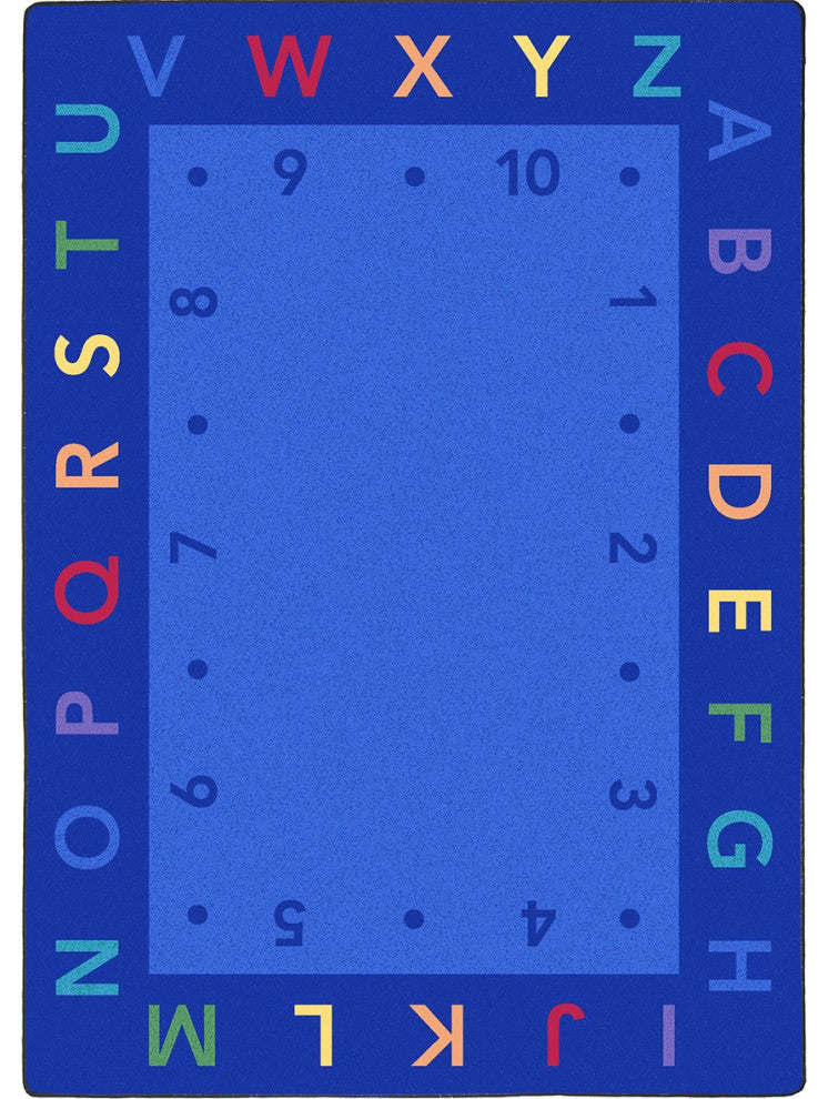 Lively Letters 7'8" X 10'9" Area Rug, Color Multi