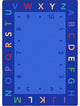 Lively Letters 7'8" X 10'9" Area Rug, Color Multi