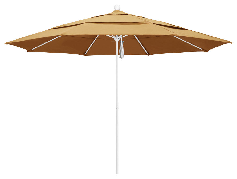 Fiberglass Umbrella White, Wheat