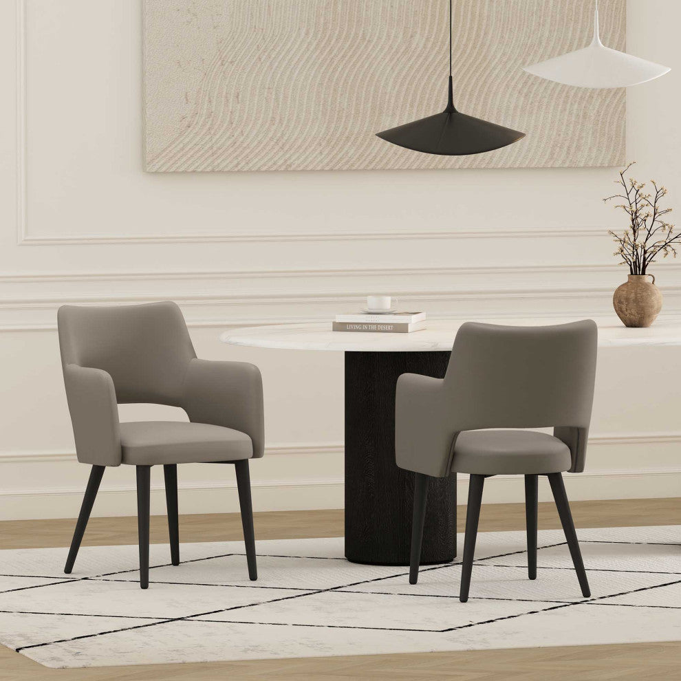 Manhattan Comfort Tremont Dining Arm Chair, Set of 2
