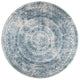 Indoor/Outdoor Sedona SN7 Indigo Machine Washable 6' x 6' Round Rug