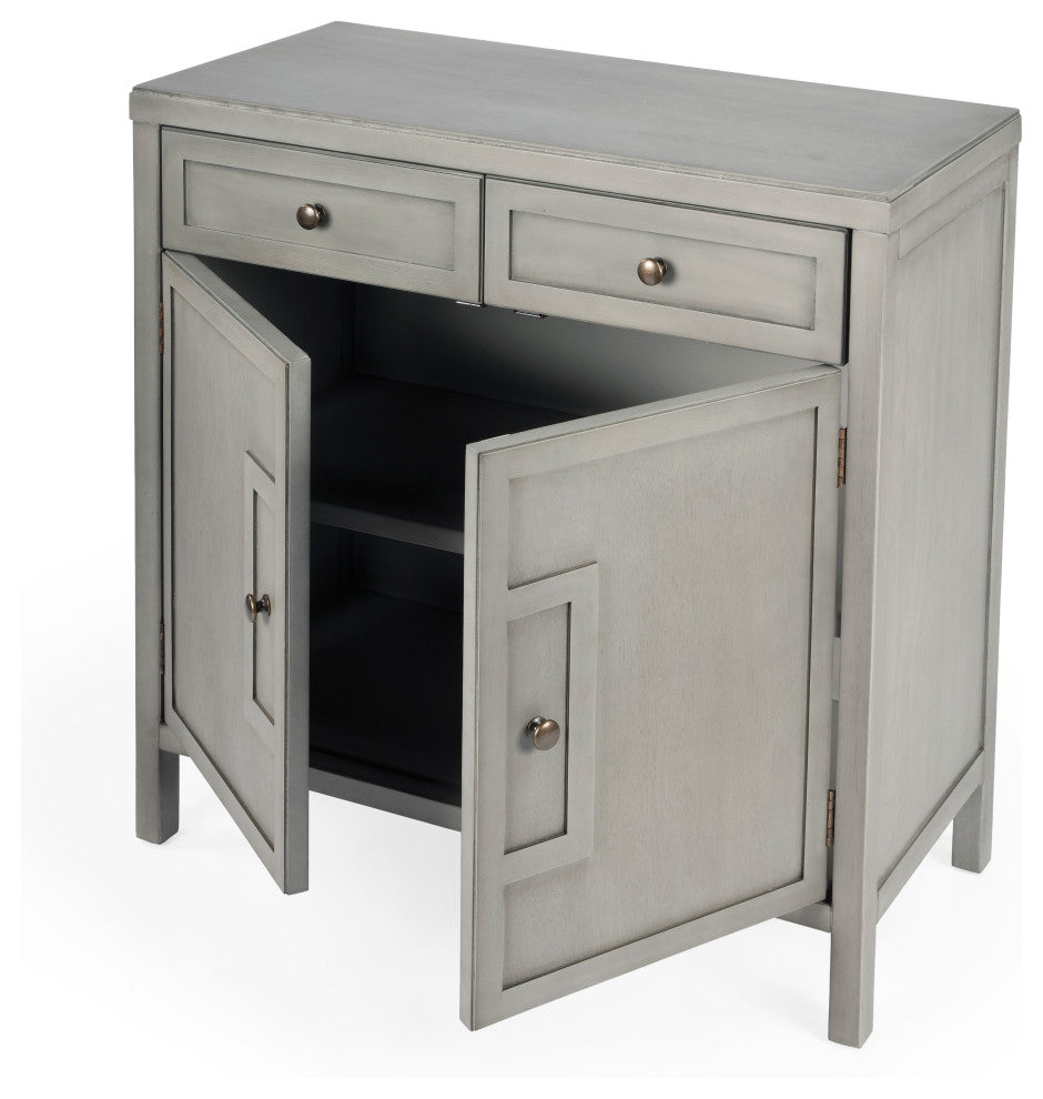 Butler Imperial Console Cabinet, Gray