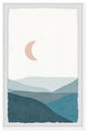 "Half Moon Illusion" Framed Painting Print, 30x45