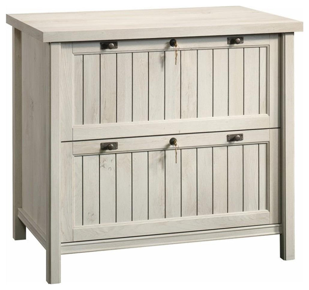Sauder Costa Engineered Wood 2-Drawer Lateral File Cabinet in Chalked Chestnut