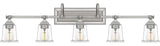 Nicholas 5-Light Bath Vanity, Brushed Nickel