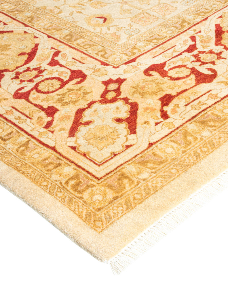 Mogul, One-of-a-Kind Hand-Knotted Area Rug Ivory, 8' 3" x 9' 10"