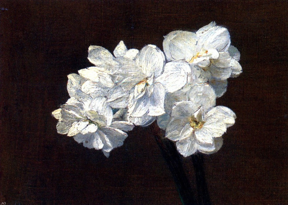 Victoria Dubourg Fantin-Latour Bouquet de Narcisses Gallery Wrapped Canvas Print