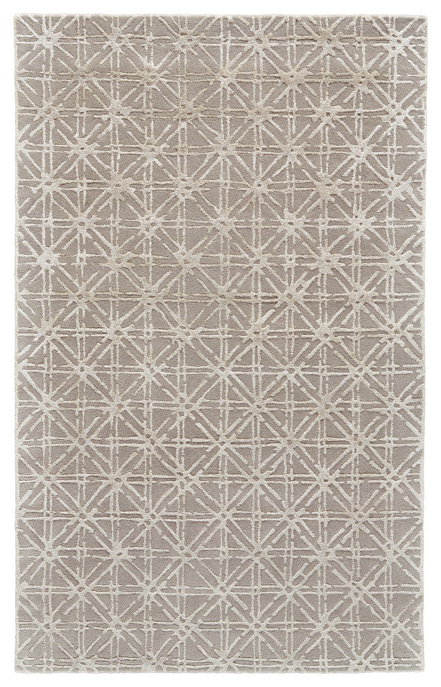 Weave & Wander Hartford Rug, Beige/Beige, 8'x11'