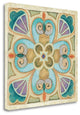 "Birds Garden Tile IV" By Daphne Brissonnet, Giclee Print on Gallery Wrap Canvas