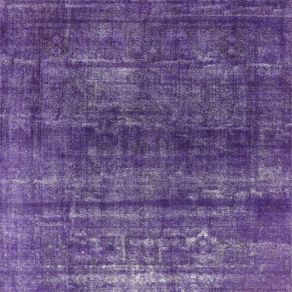 Ahgly Company Indoor Square Mid-Century Modern Area Rugs, 5' Square