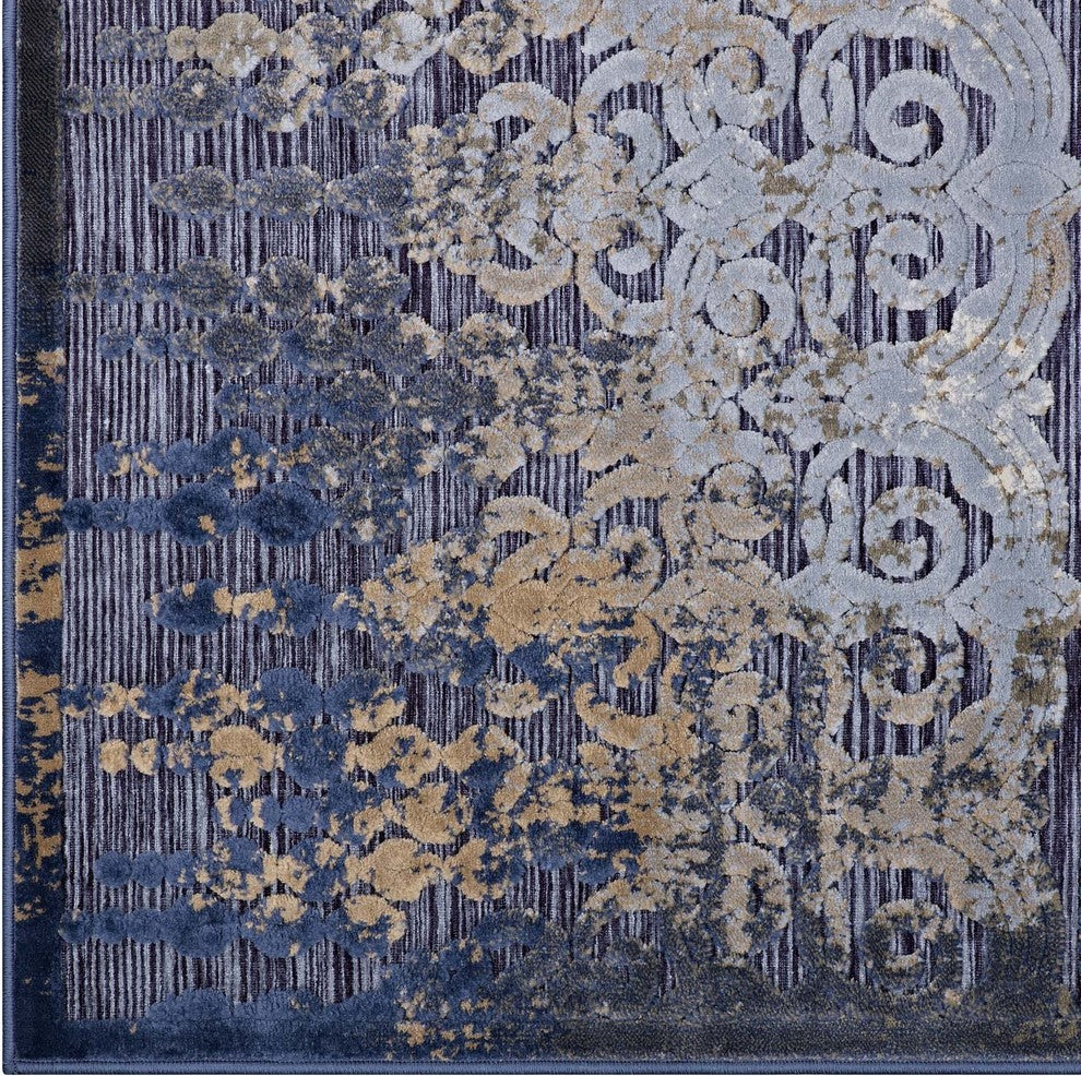 Kalene Distressed Vintage Turkish 8X10 Area Rug