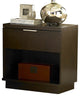 Homelegance Cologne 26 Inch Nightstand in Smoky Brown