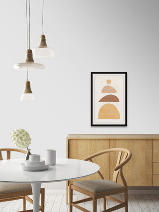 "Concrete Fortress" Framed Painting Print, 24x36