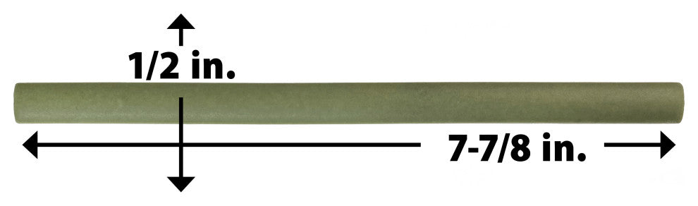 Coco Demi-Bullnose Matte Moss Verde Ceramic Wall Trim