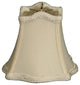 Decorative Trim Hexagon Empire Chandelier Lampshade, Beige, Set of 6
