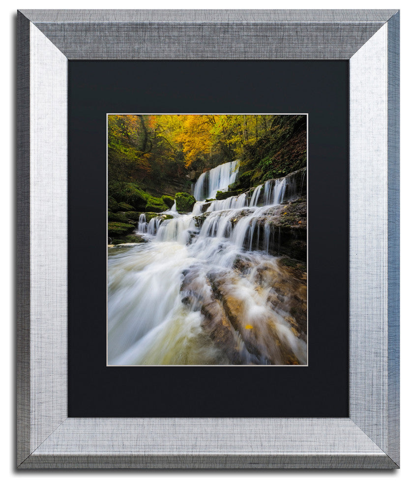Mathieu Rivrin 'Symphony of Autumn' Matted Framed Art, 11x14