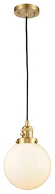 INNOVATIONS LIGHTING 201CSW-SG-G201-8-LED 1 Light Mini Pendant With Switch