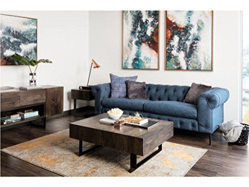 Contemporary Tiburon Side Table - Natural