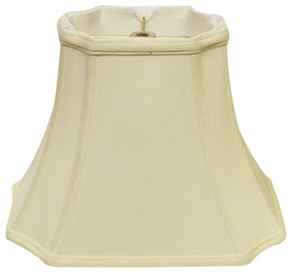 11" Ivory Inverted Rectangle Shantung Lampshade
